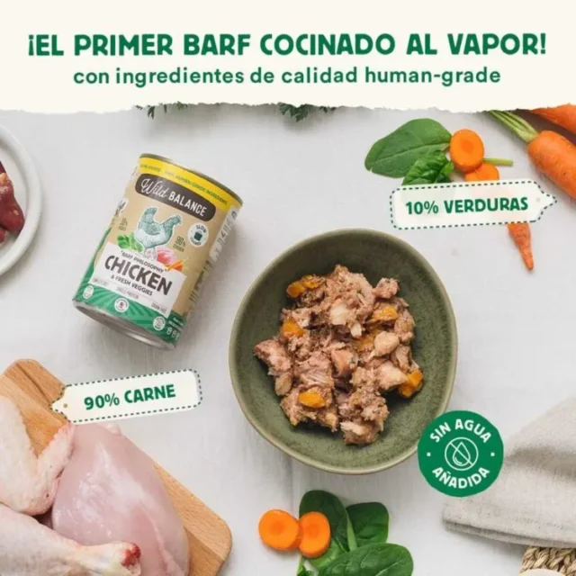 Lata de Pollo para Perros ingredientes